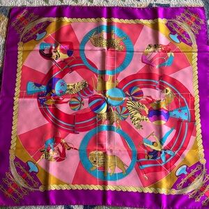 Hermes Multicolor Circus Scarf